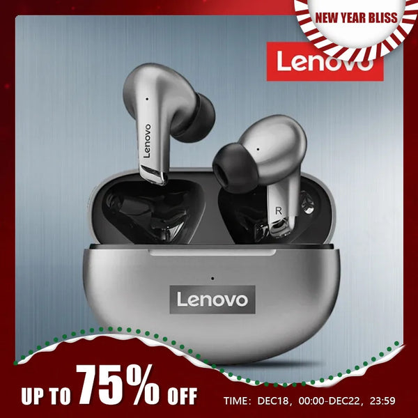 Auriculares inalámbricos Bluetooth originales Lenovo LP5 auriculares de música HiFi auriculares deportivos impermeables con micrófono nuevos